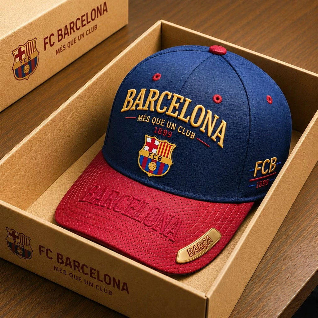 FC Barcelona Mes Que Un Club 1899 Hat FC Barcelona Merch Gift For Football Fans - Merchluma