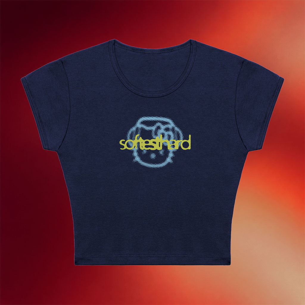 Softest Hard Forever Merch 2026 SFT Kitty Baby Tee Navy Unique Gift For Her - Merchluma