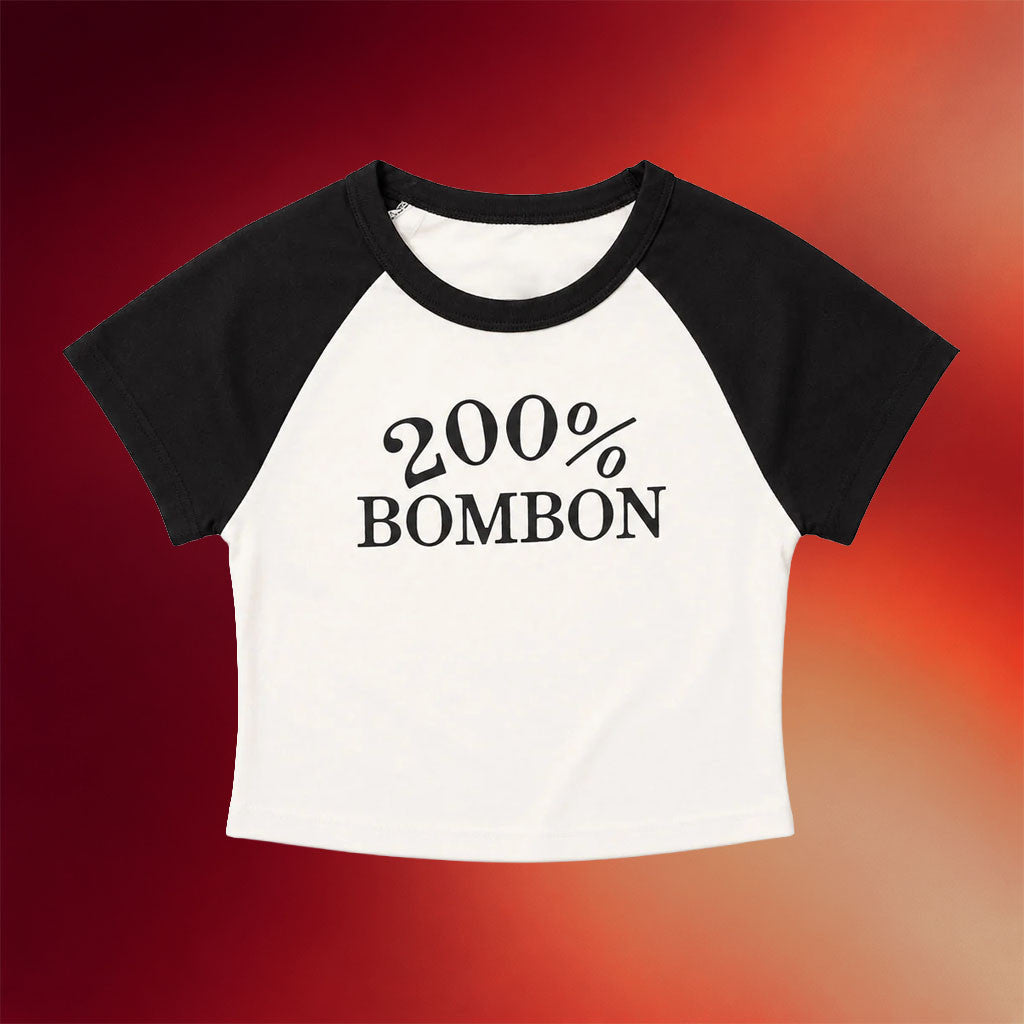 Becky G Merch 2026 200 Percent Bombon Baby Tee Birthday Presents For Girlfriend - Merchluma