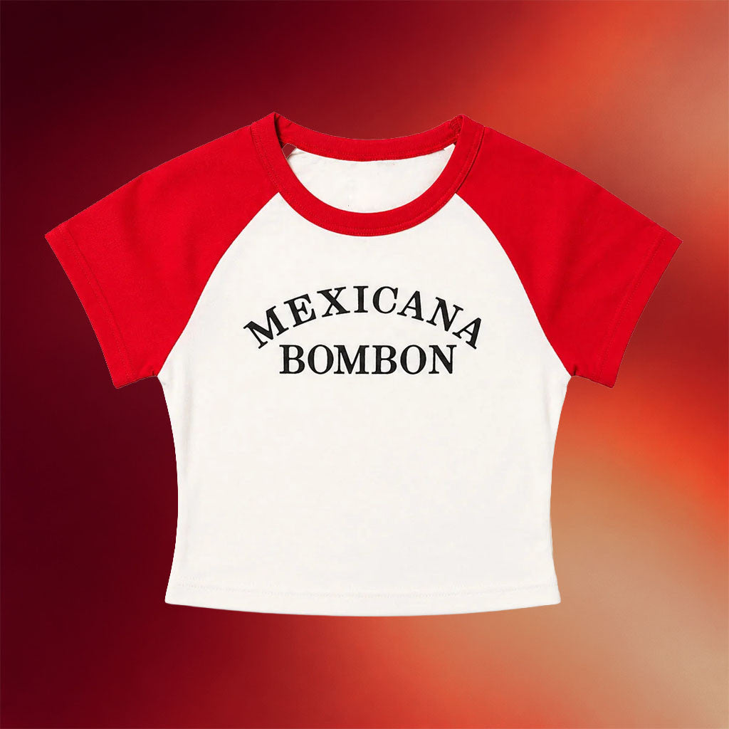 Becky G Merch 2026 Mexicana Bombon Baby Tee Music Lover Gift Ideas For Her - Merchluma