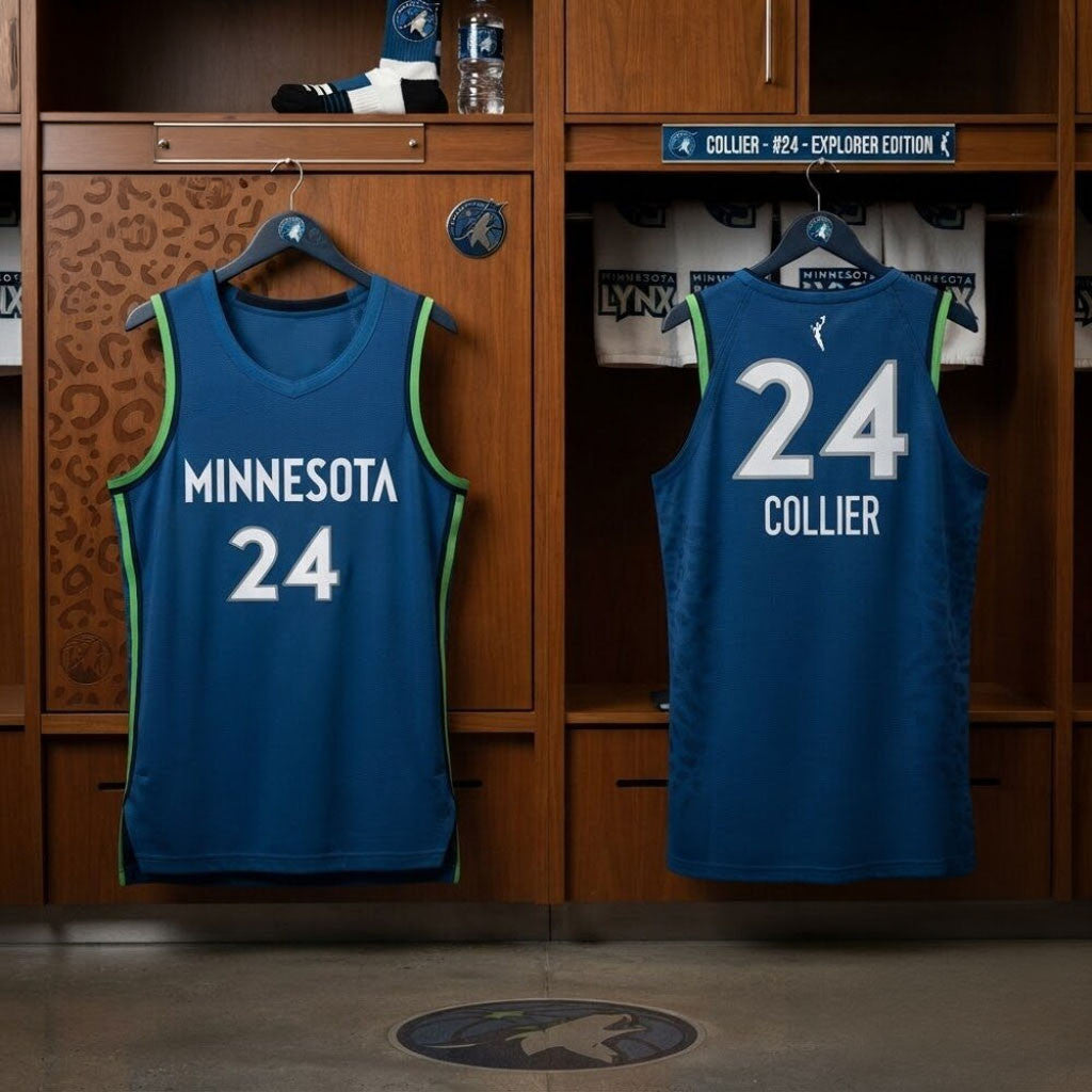 Napheesa Collier #24 Minnesota Lynx Swingman Jersey MN Lynx Merch Basketball Fan Gifts - Merchluma