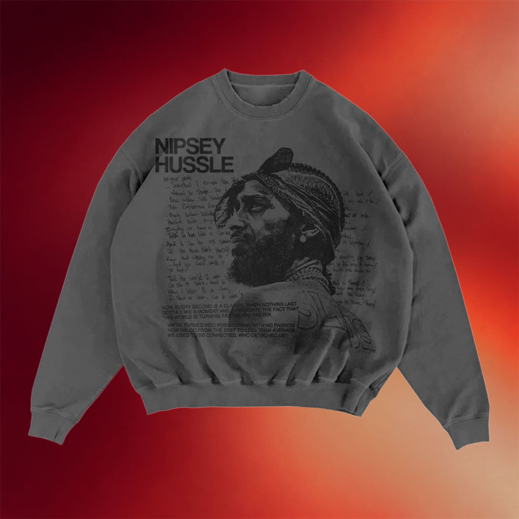 Nipsey Hussle Merch 2026 All Summer Crewneck Nipsey Hussle Sweatshirt Gift For Music Fans - Merchluma
