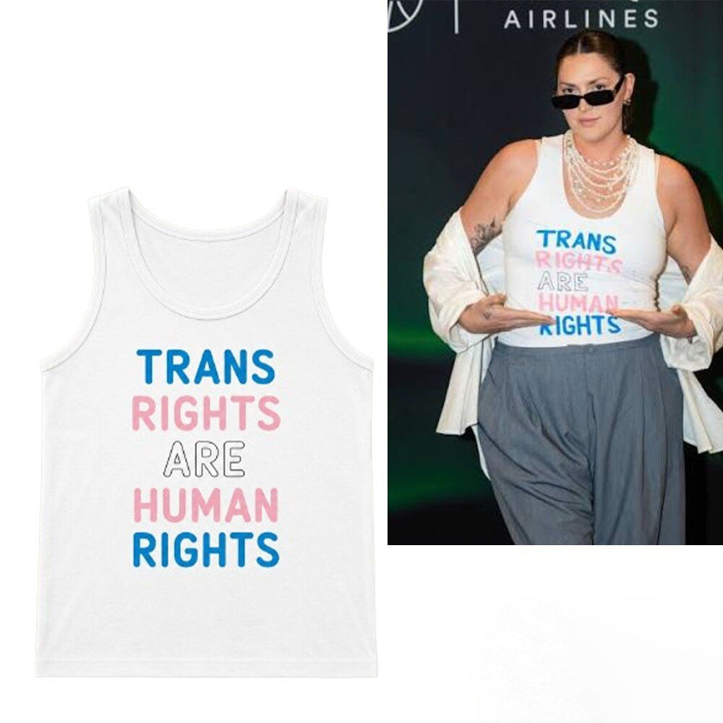 Stefanie Dolson Trans Rights Are Human Rights Tank Top 2026 LGBTQ Gifts Ideas - Merchluma