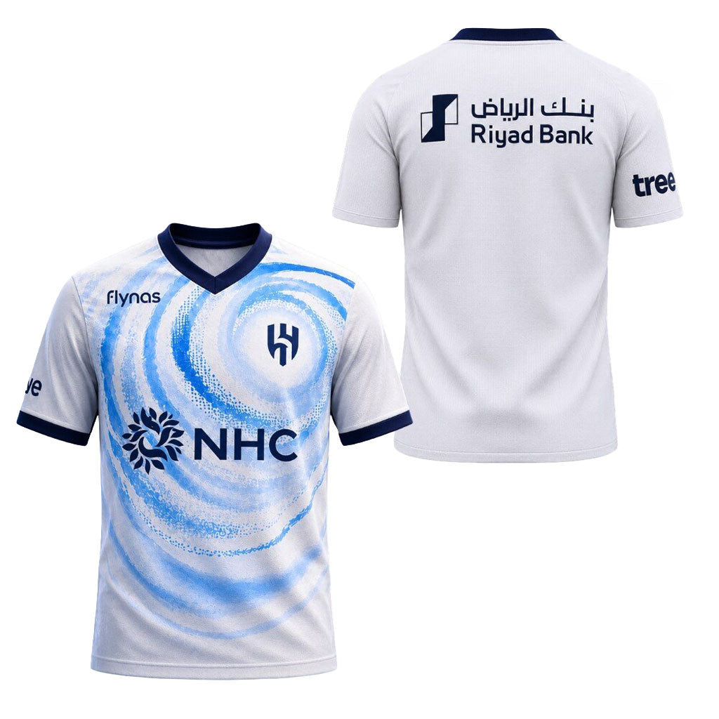 Al-Hilal Away Jersey Shirt 2026 27 Al Hilal Saudi Club Merch Gift For Soccer Fans - Merchluma