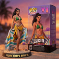 Grand Theft Auto VI Lucia Leonida Vice City Beach Funko Pop GTA 6 Merch Best Gift For Gamers - Merchluma