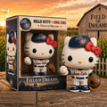 Hello Kitty X Iowa Cubs Field Of Dreams Collectible Funko Pop Iowa Cubs Merch Baseball Fan Gift - Merchluma