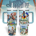 Jimmy Buffett Margaritaville 40oz Tumbler 2026 Jimmy Buffett Merch Present For Fans - Merchluma