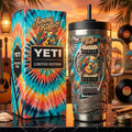 Jimmy Buffett Tie Dye YETI Tumbler Margaritaville Changes In Latitudes Jimmy Buffett Merch - Merchluma