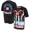 WWE Merch 2026 Black CM Punk 20 Years T-Shirt CM Punk Merch Cool Gifts For Wrestling Lovers - Merchluma