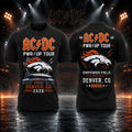 AC DC Merch ACDC Denver CO 2026 Power Up Tour T-Shirt Heavy Metal Concert Shirt Gift For Fans - Merchluma