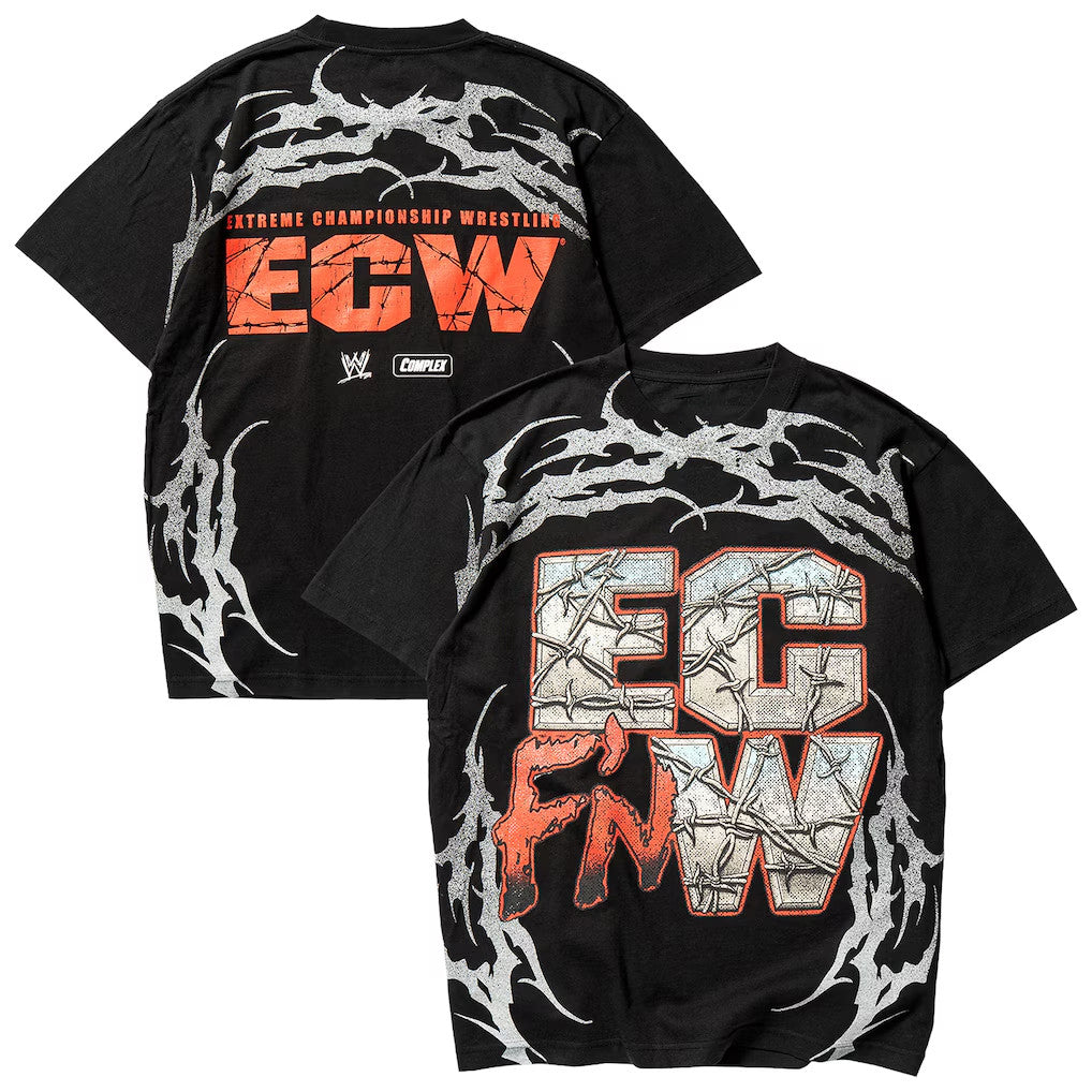 WWE Merch 2026 Complex X WWE Black ECW Hardcore T-Shirt Gifts For My Husband - Merchluma