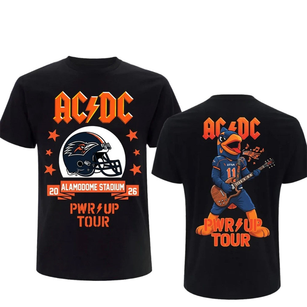 AC DC Merch ACDC Live In San Antonio July 24 2026 Shirt Alamodome Tee PWR Up Tour Merch - Merchluma