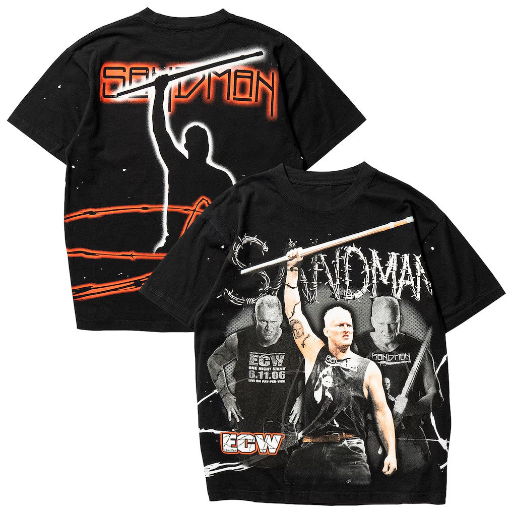 WWE Merch 2026 Complex X WWE Black The Sandman T-Shirt Unique Gift For Wrestling Fans - Merchluma
