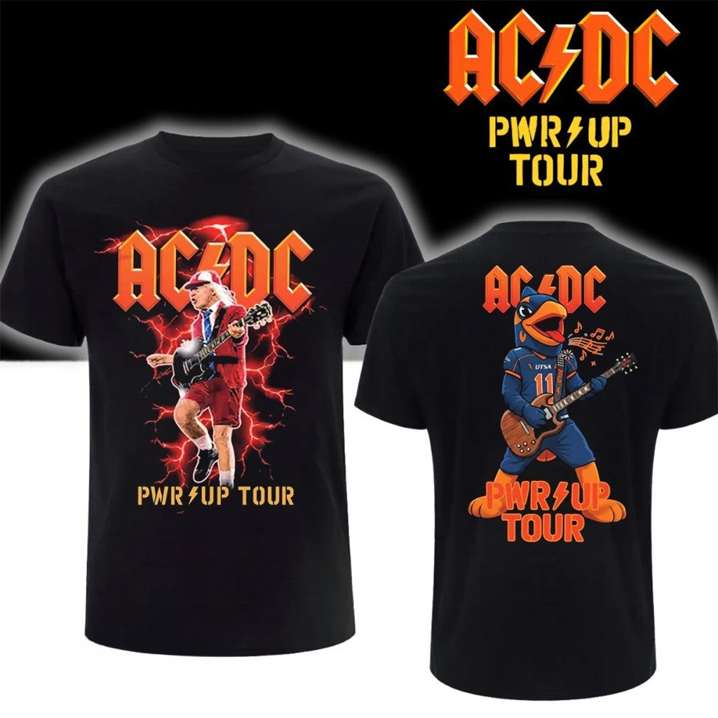 AC DC Merch ACDC Power Up World Tour San Antonio Texas 2026 Shirt Alamodome Live Concert Merch - Merchluma