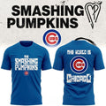 Chicago Cubs X The Smashing Pumpkins 2026 Game Night T-Shirt Chicago Cubs Merch Fan Gifts - Merchluma