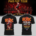 AC DC Merch ACDC San Antonio 2026 Concert Shirt Power Up World Tour Merch Gift For Band Fans - Merchluma