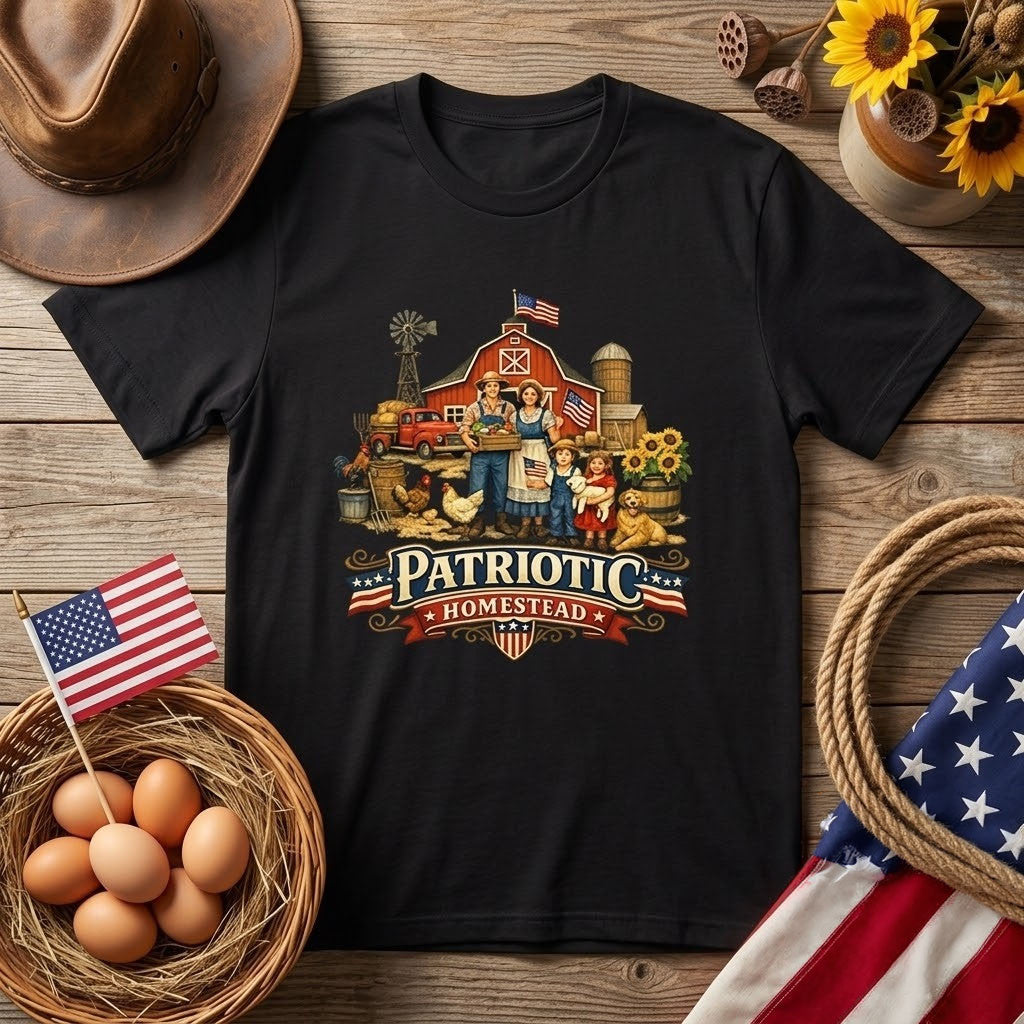 American Values Hard Work Pride Patriotic T-Shirt Farmer Shirt Gift Ideas For Dad - Merchluma