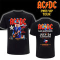 AC DC Merch ACDC San Antonio TX Event T-Shirt At Alamodome Shirt Power Up Tour Merch Fan Gifts - Merchluma