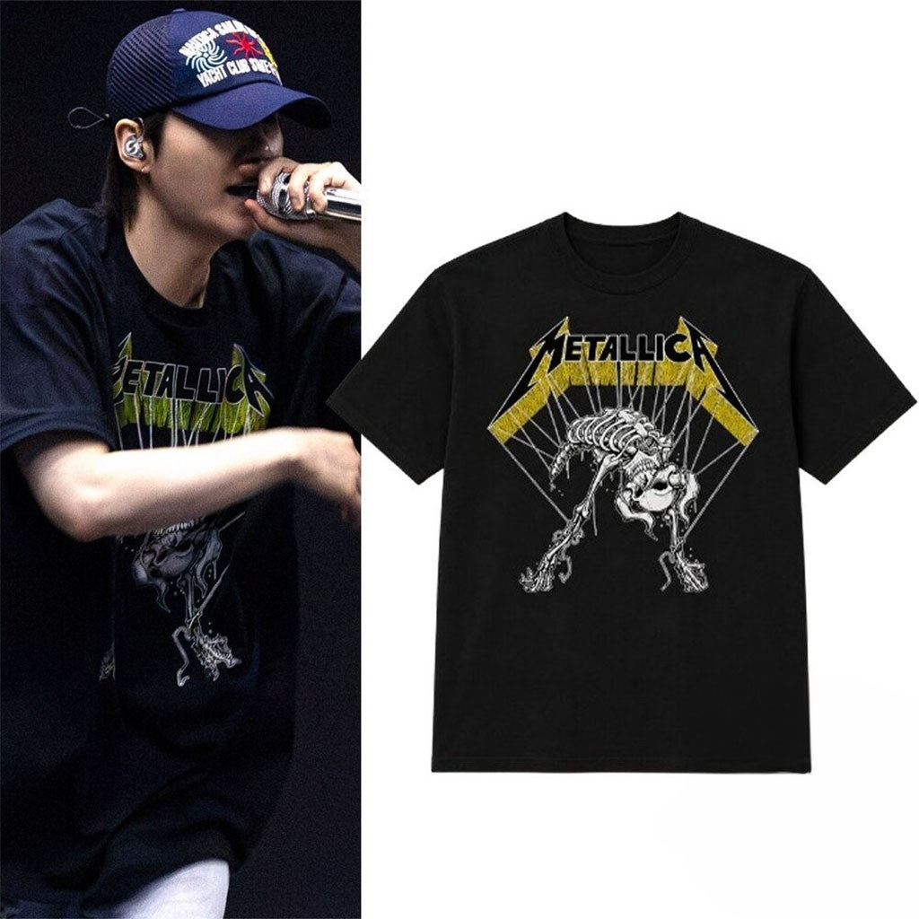 BTS SUGA World Cup 2026 Halftime Metallica T-Shirt BTS Merch Best Gift For Army - Merchluma
