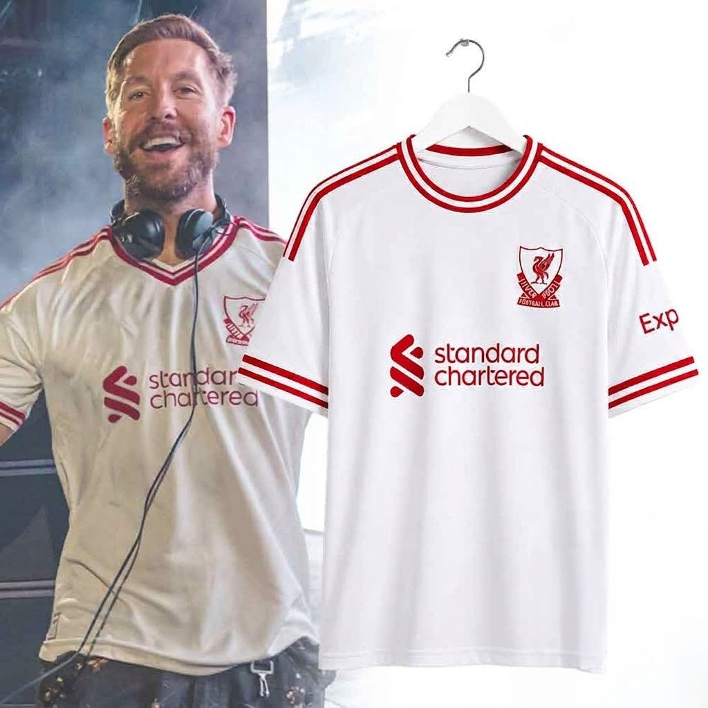 Calvin Harris Liverpool FC 2026 27 Away Jersey Shirt Calvin Harris Merch Gift For DJ Fans - Merchluma