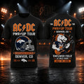 ACDC Merch 2026 ACDC Power Up North American Tour 2026 Denver Colorado Concert T-Shirt Fan Gift - Merchluma
