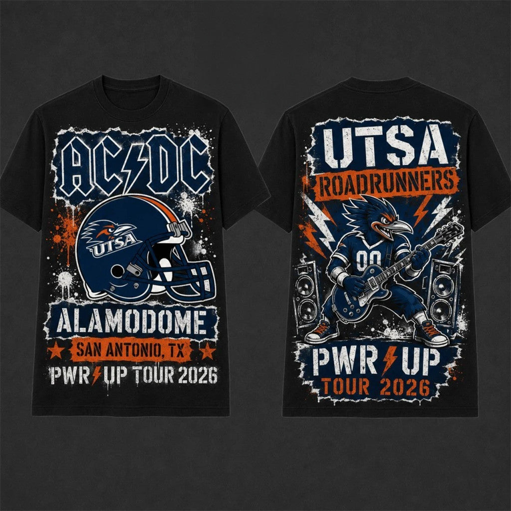 ACDC Merch 2026 ACDC Power Up World Tour T-Shirt San Antonio Texas Event Merch Gift For Fans - Merchluma