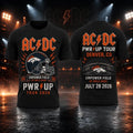 ACDC Merch ACDC Power Up Tour 2026 T-Shirt Denver Empower Field At Mile High Concert Merch - Merchluma
