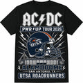ACDC Merch ACDC San Antonio Texas Tour Shirt PWR Up Tour Merch Heavy Rock Band Fan Apparel - Merchluma