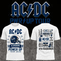 ACDC X UTSA Roadrunners Merch AC DC San Antonio Alamodome Concert Shirt Power Up Tour Merch - Merchluma