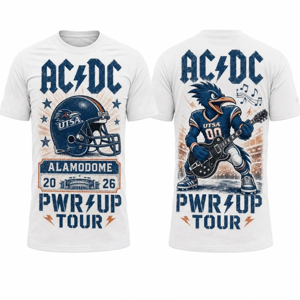 AC DC Merch ACDC Concert Shirt San Antonio TX 2026 T-Shirt Power Up Tour Apparel Gift For Fans - Merchluma