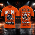 AC DC Merch 2026 ACDC Denver CO Concert T-Shirt Power Up North American Tour Shirt Fan Apparel - Merchluma