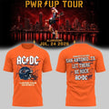 AC DC Merch AC DC San Antonio Texas Concert Shirt Let There Be Rock T-Shirt Power Up Tour Merch - Merchluma