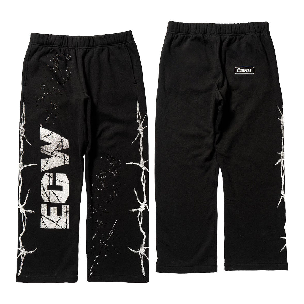 WWE Merch 2026 Complex X WWE Black ECW Hardcore Sweatpants Cool Gift For Wrestling Fans - Merchluma