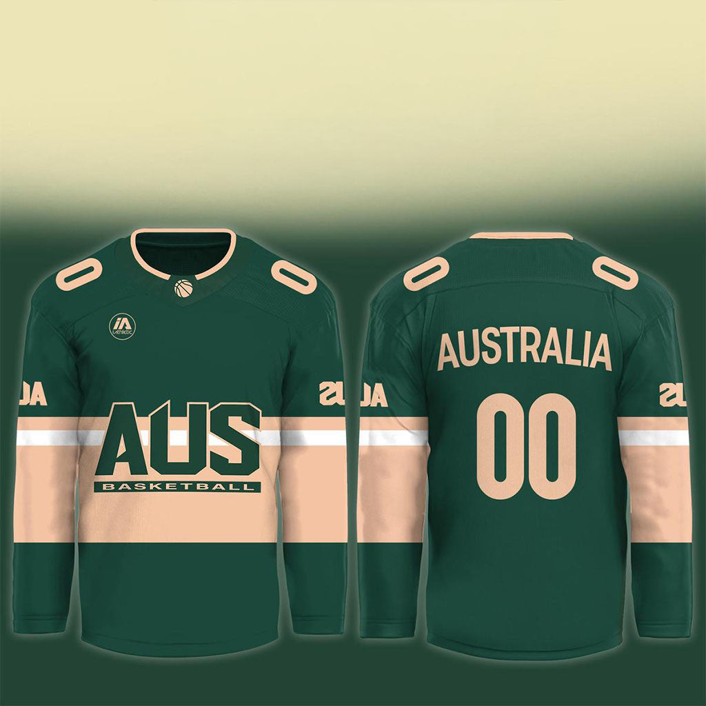 Personalized Australia Boomers X Opals FIBA World Cup 2027 Hockey Jersey AUS Basketball Merch - Merchluma