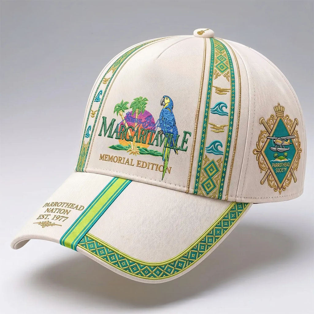 Jimmy Buffett Margaritaville Memorial Edition Hat Parrothead Nation Hat Jimmy Buffett Merch - Merchluma