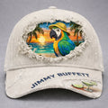 Jimmy Buffett Parrot Distressed Hat Tropical Themed Baseball Cap Jimmy Buffett Merch 2026 - Merchluma