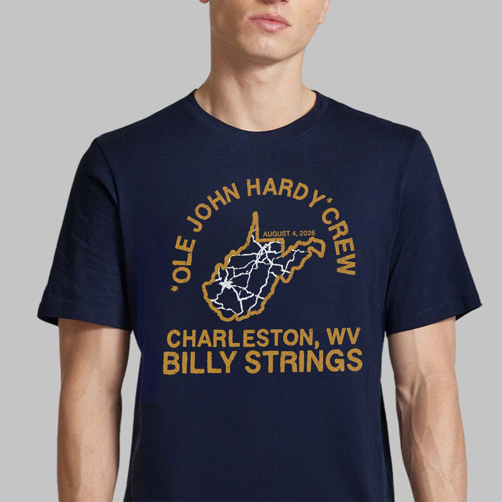 Billy Strings Merch Charleston WV 2026 T-Shirt Music Related Gifts For Guys - Merchluma