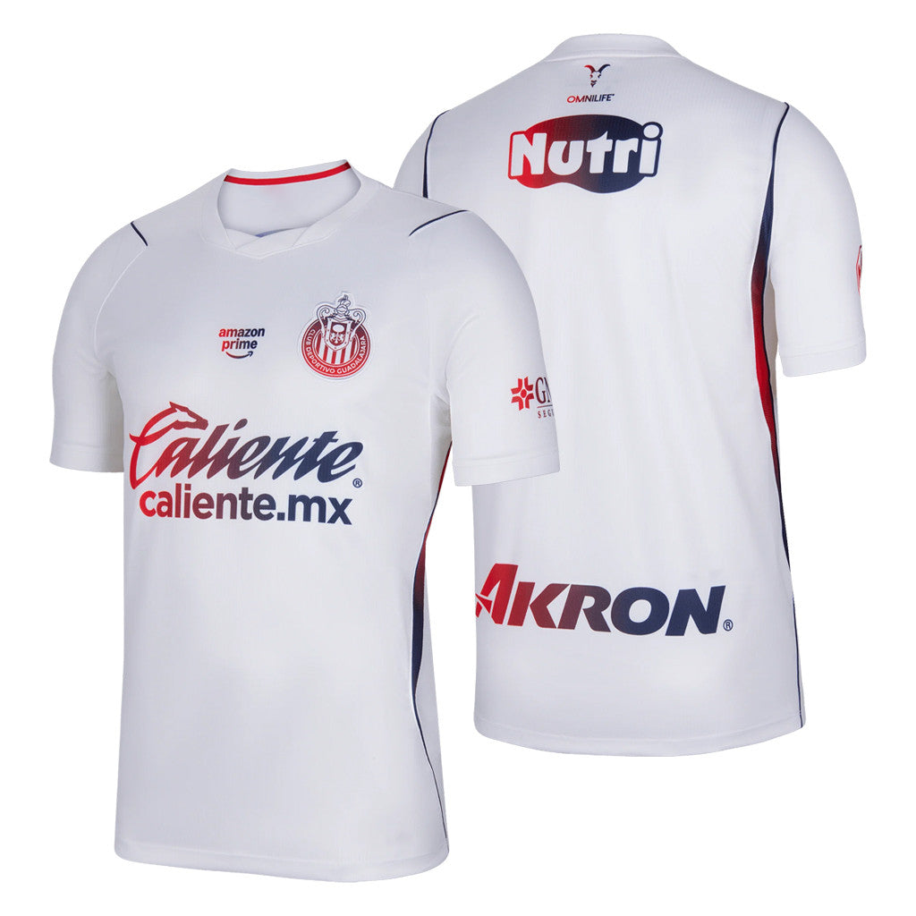 Chivas Soccer Merch Chivas 2026-27 Men's Away Stadium Jersey White Gifts For Soccer Fan - Merchluma