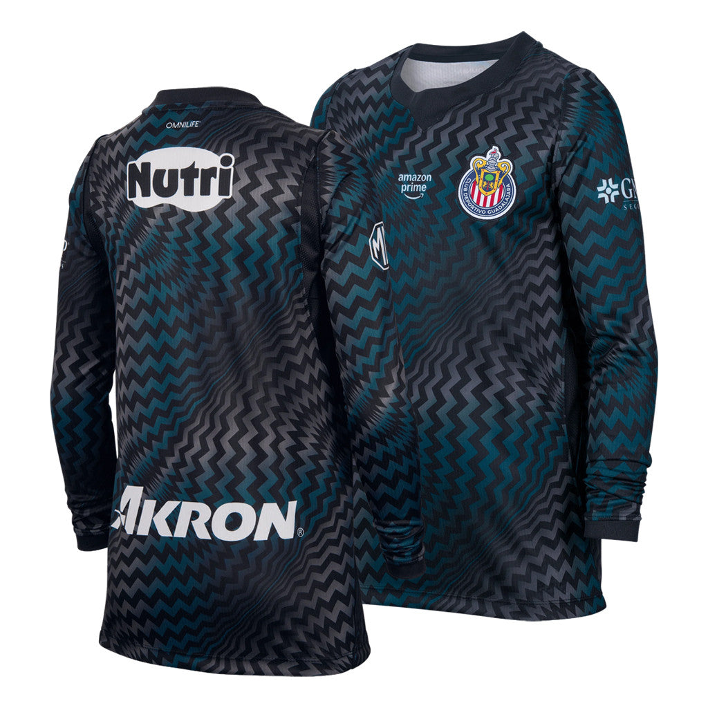 Chivas Soccer Merch Chivas 2026-27 Long-Sleeve Goalkeeper Stadium Jersey Presents For Him - Merchluma