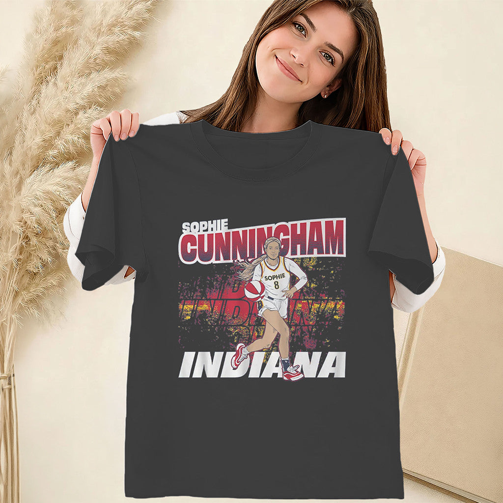 Sophie Cunningham Street Ball Shirt Indiana Basketball T-Shirt Indiana Fever Merch Fan Gifts - Merchluma