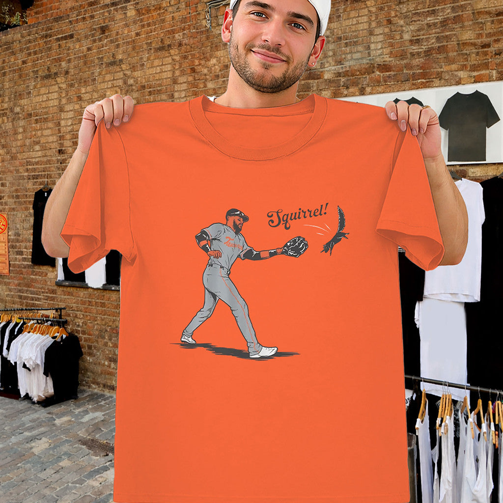 Squirrel Shirt Leody Taveras Baltimore Orioles Baseball Moment T-Shirt Leody Taveras Merch - Merchluma