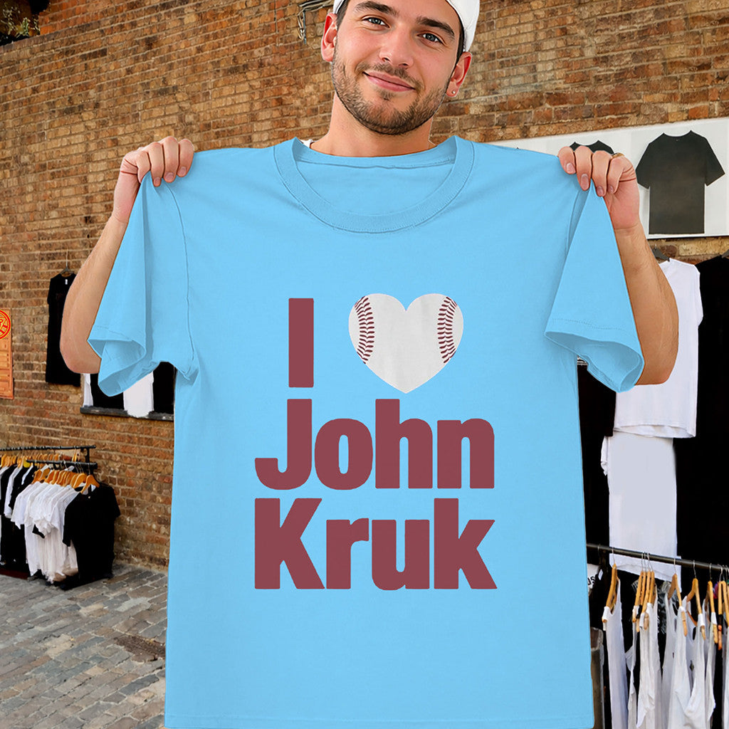 I Heart John Kruk Shirt Philadelphia loves John Kruk Tee Gifts For Baseball Lovers - Merchluma