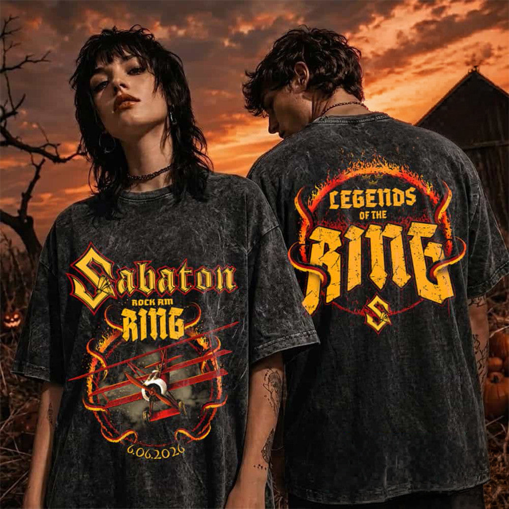 Sabaton Rock Am Ring 2026 Event T-Shirt Sabaton Merch Gifts For Rock Fans - Merchluma