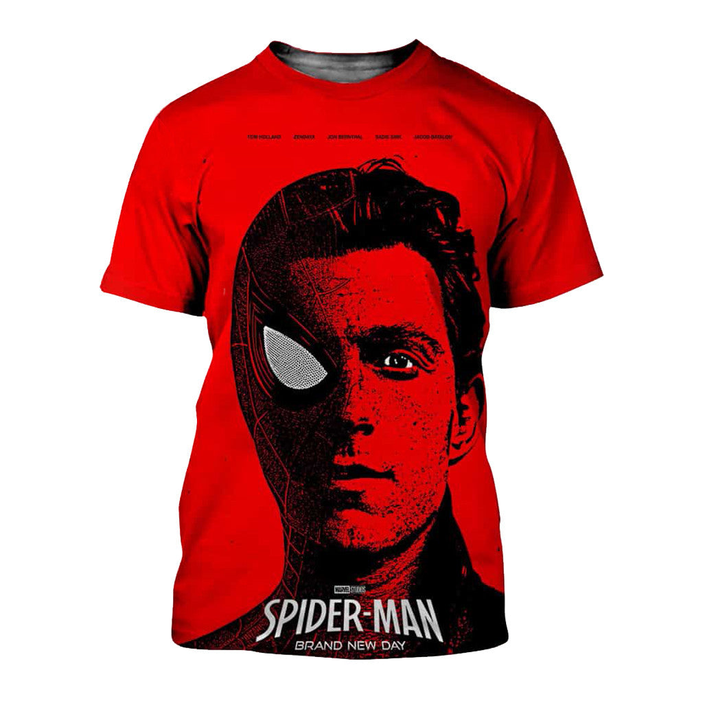 Spider Man Brand New Day Marvel Studios 2026 Shirt Red Spider Man Merch Brother Gifts - Merchluma