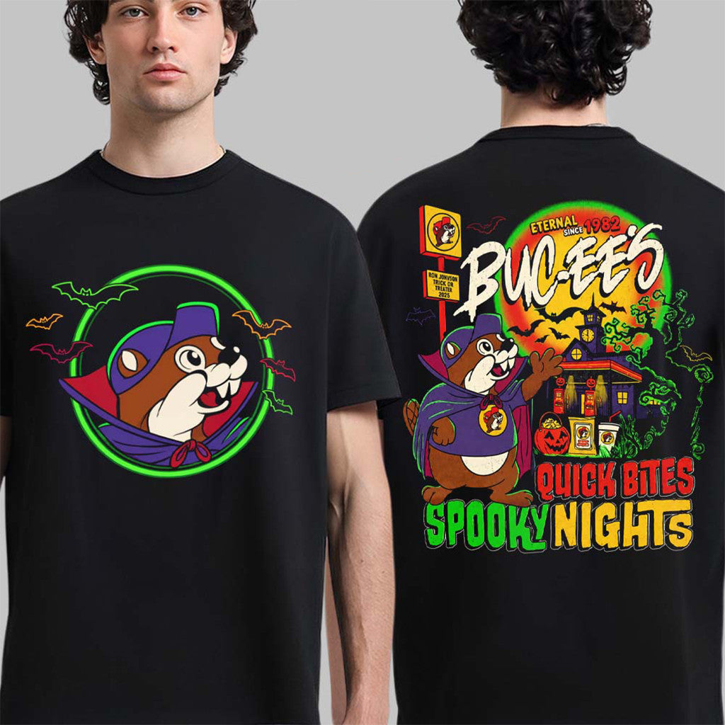 Buc-ee's Halloween 2026 Quick Bites Spooky Nights T-Shirt Buc-ee's Merch Gifts For Son - Merchluma