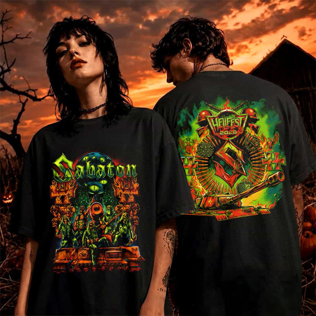 Sabaton Hellfest 2026 Event Tank War T-Shirt Sabaton Merch Best Gifts For Music Lovers - Merchluma