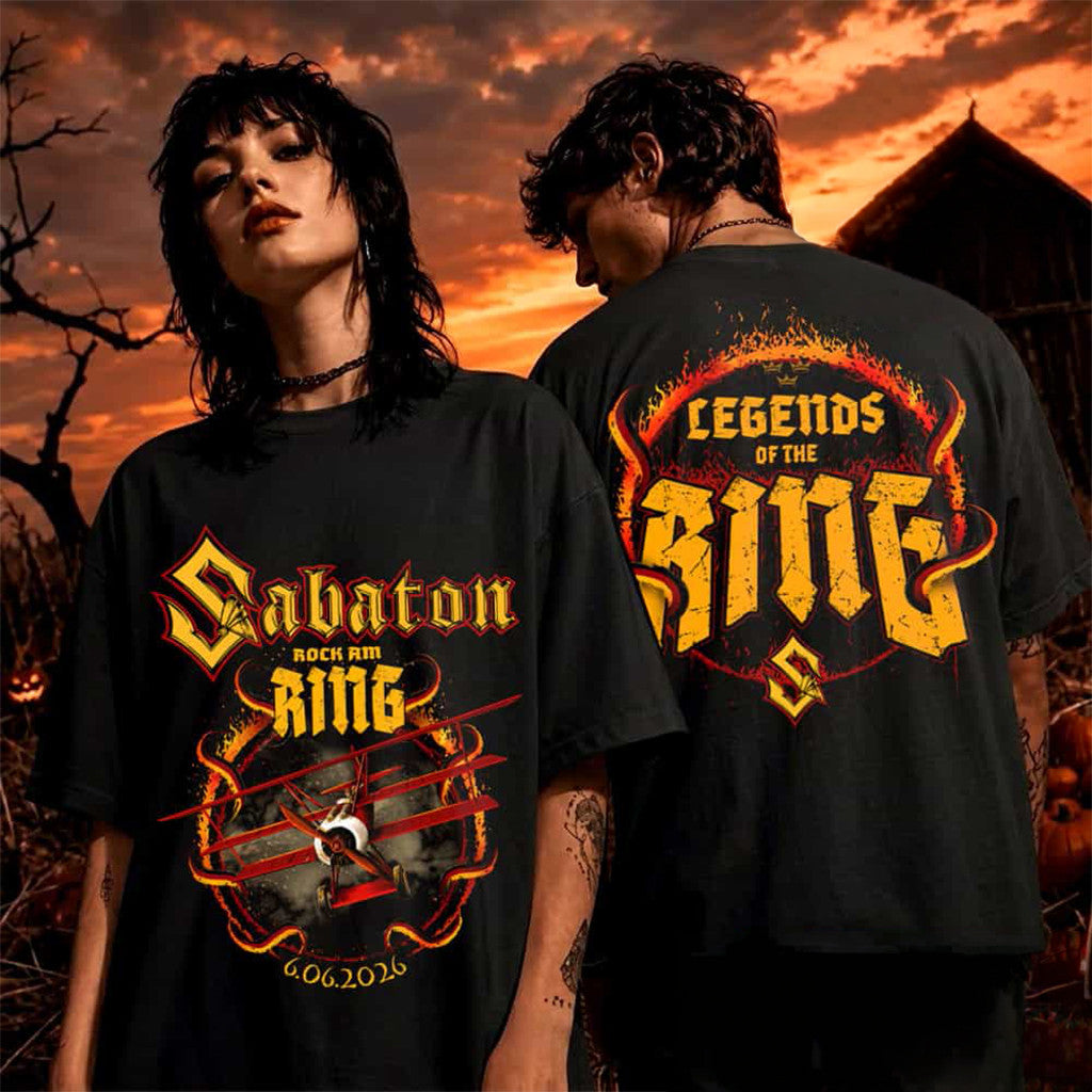 Sabaton Merch Rock Am Ring 2026 Event T-Shirt Gifts For Rock Lovers - Merchluma