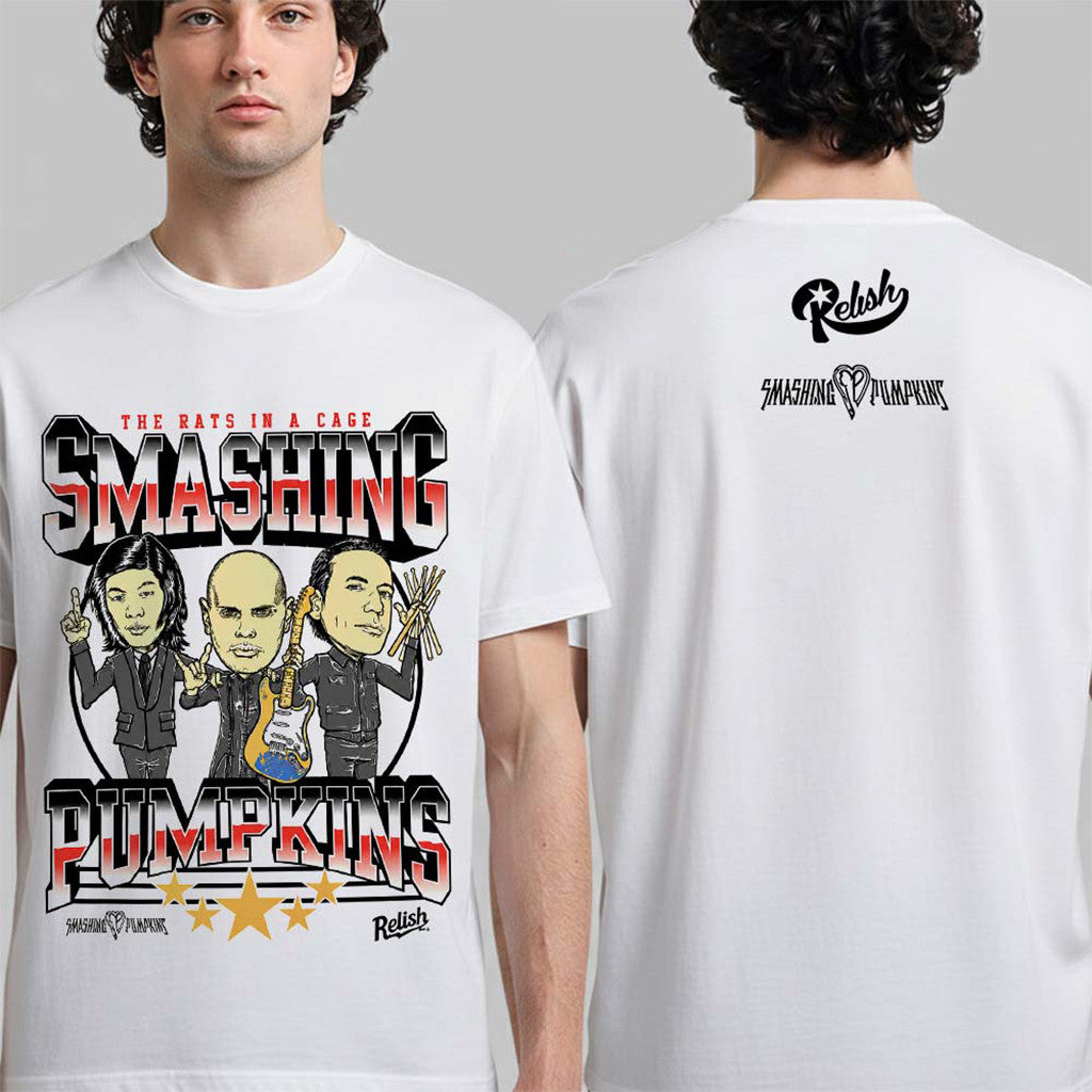 The Smashing Pumpkins X Relish Chicago IL 2026 Shirt White The Smashing Pumpkins Merch Fan Gifts - Merchluma