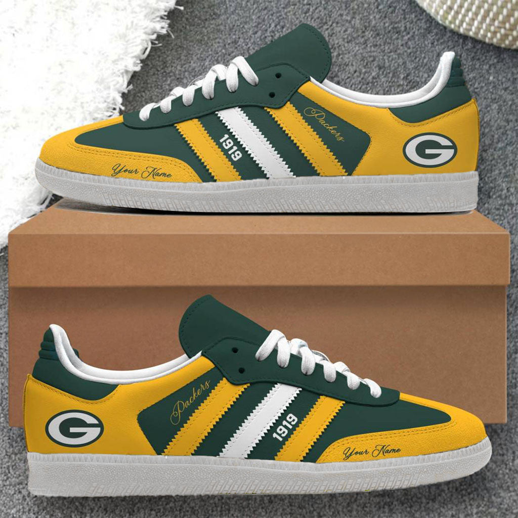 Personalized Green Bay Packers 1919 Shoes Packers Merch Best Gift For Football Lovers - Merchluma