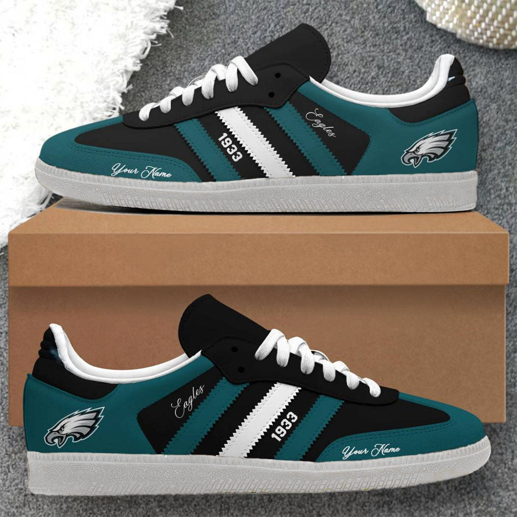 Personalized Philadelphia Eagles 1933 Shoes Philly Eagles Merch Gift For Football Fans - Merchluma